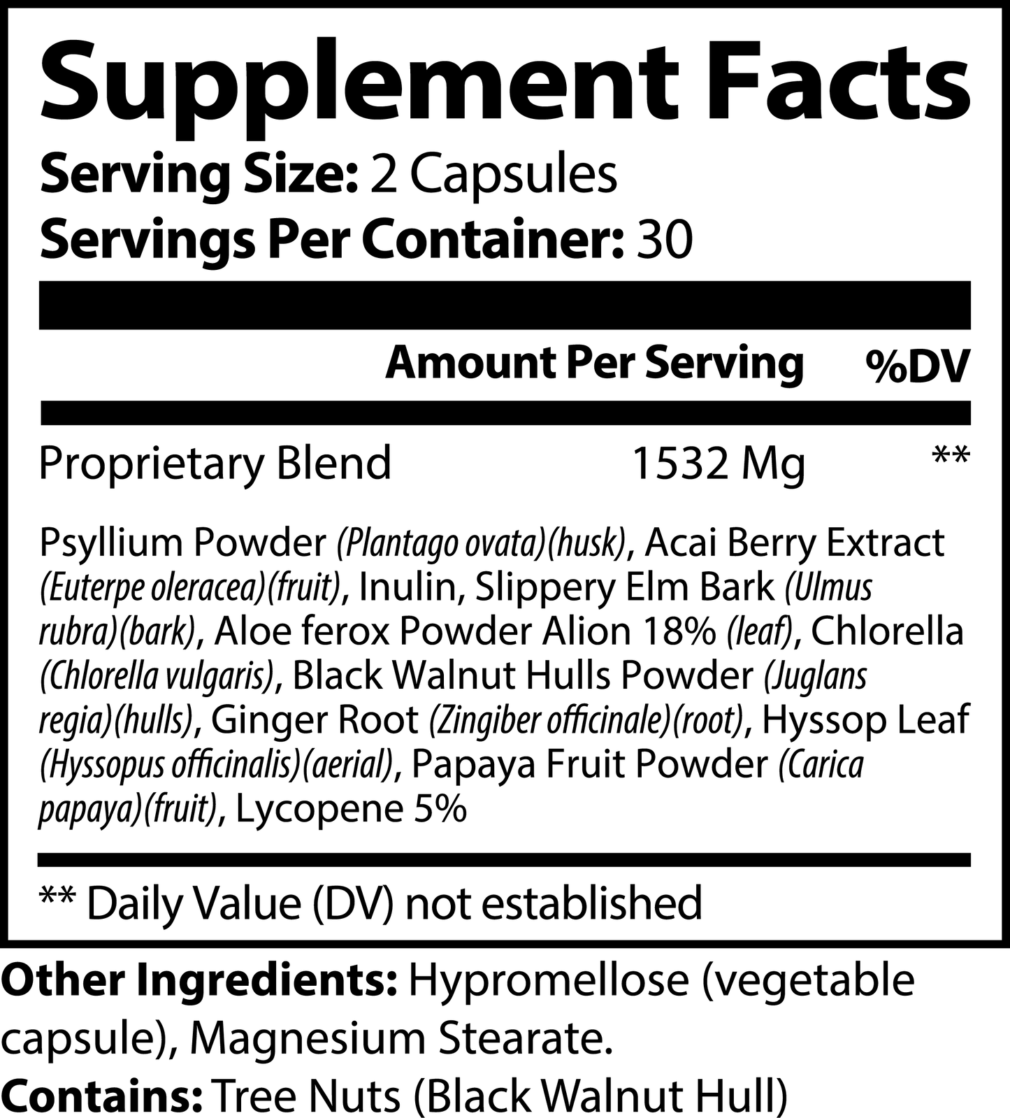 Toxin Elimination Binder Support