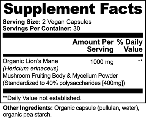 Lion’s Mane Cognitive Support