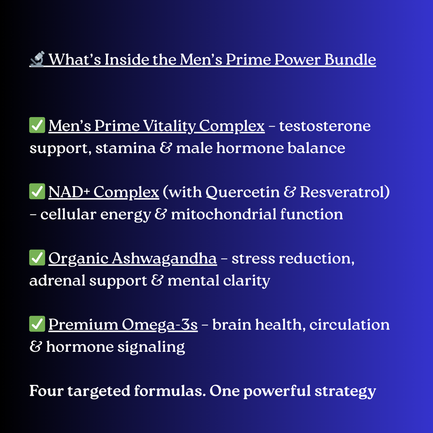 Men's Prime Power Bundle