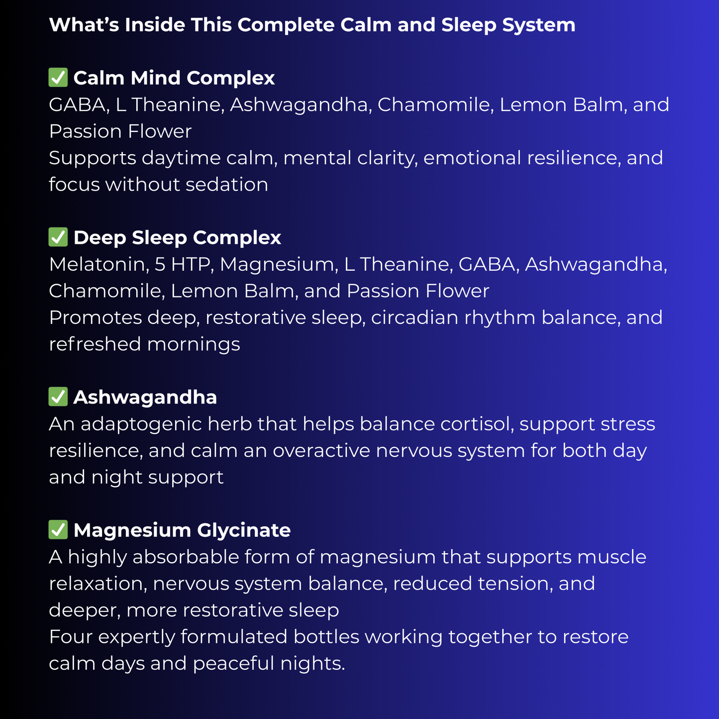 Calm Mind & Deep Sleep Bundle