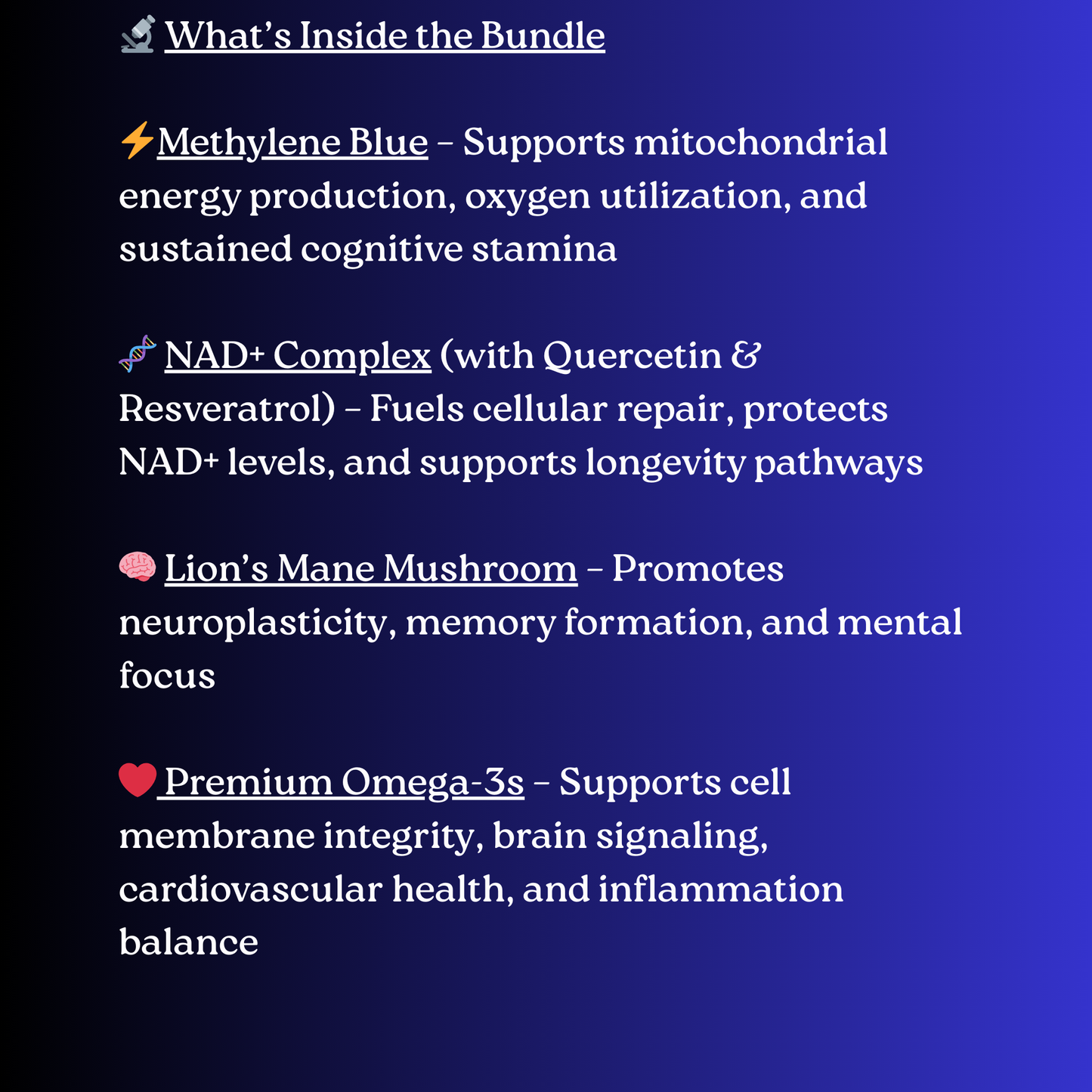 Peak Performance Biohacker Bundle