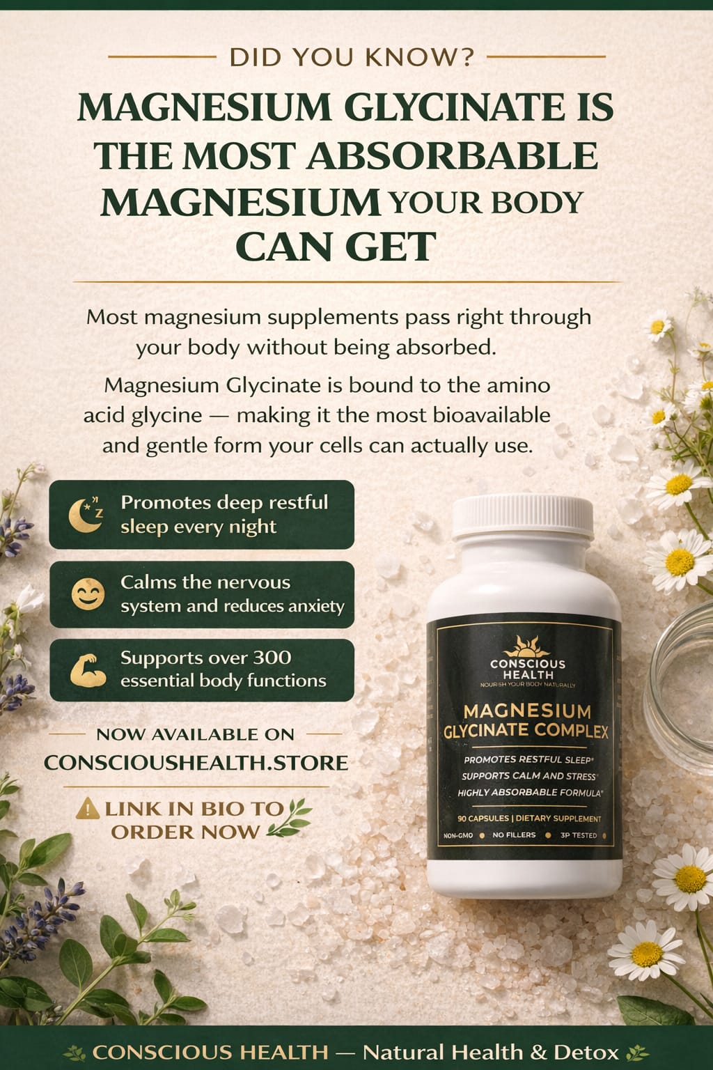 Premium Magnesium Glycinate Complex