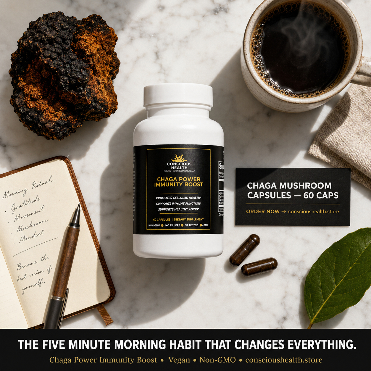 Chaga Power Immunity Boost