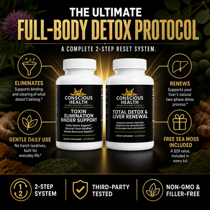 THE ULTIMATE FULL-BODY DETOX PROTOCOL (Includes FREE Sea Moss Gift)