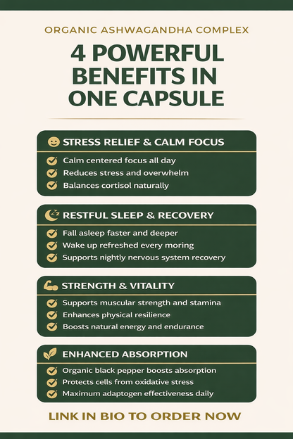 Organic Ashwagandha Enhanced Complex