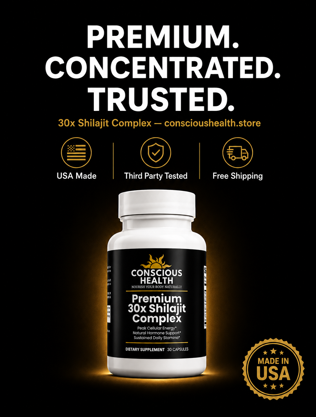 Premium 30x Shilajit Complex