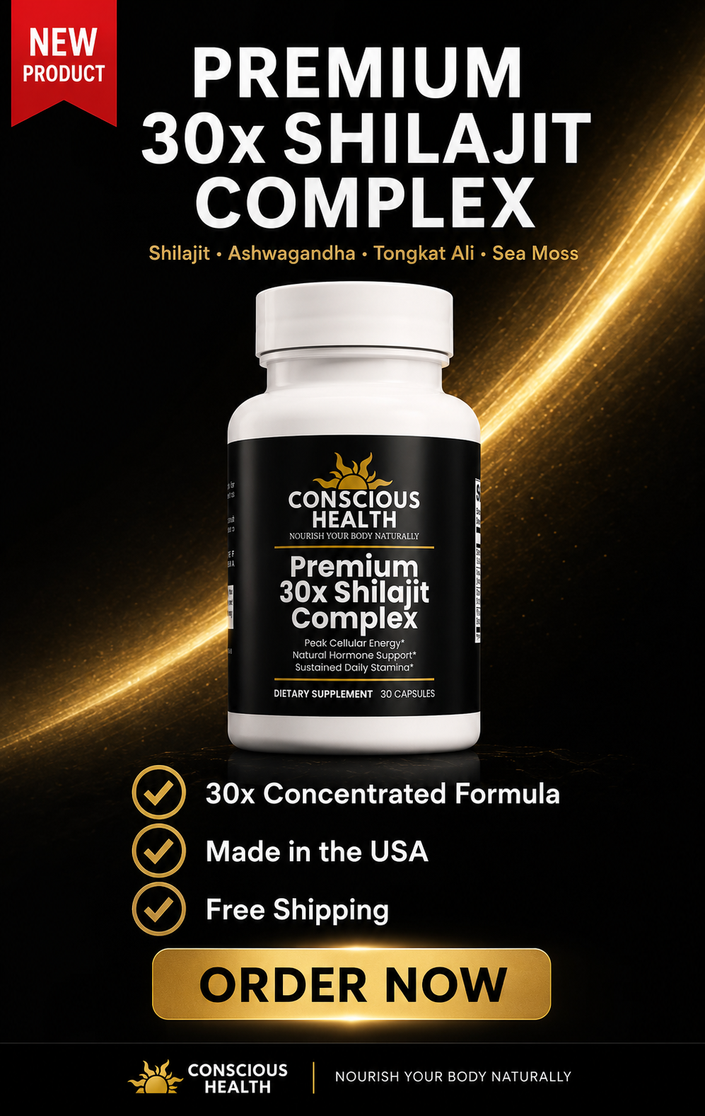 Premium 30x Shilajit Complex